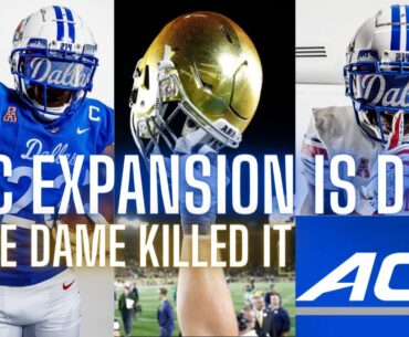 ACC Expansion Is Dead And It's Notre Dames Fault!