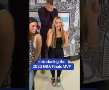 Nikola Jokic is now an NBA Champion 😂 #shorts