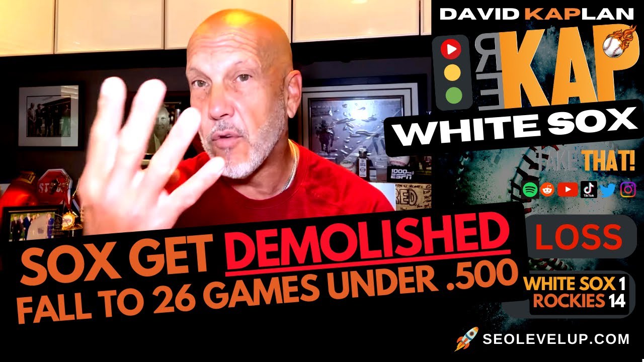 REKAP ⚾️ White Sox 14-1 Loss to the Rockies – The Sox get demolished and fall to 26 games under .500 REKAP ⚾️ White Sox 14-1 Loss to the Rockies - The Sox get demolished and fall to 26 games under .500