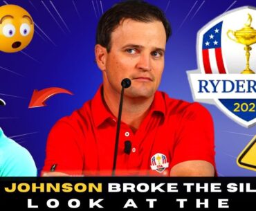 👉🏆 RYDER CUP  😱 I CAN ' T BELIEVE IT! LOOK WHAT ZACH JOHNSON SAID YOU NEED TO SEE THIS! 🚨GOLF NEWS