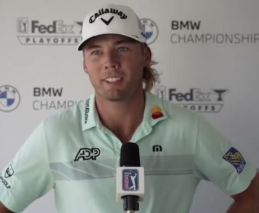 Sam Burns Saturday Flash Interview 2023 BMW Championship © PGA Tour