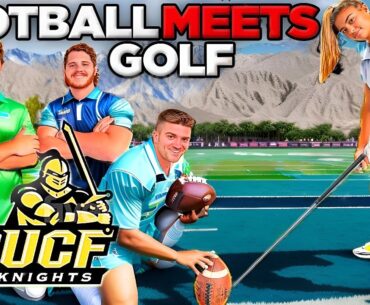 Football Meets Golf.