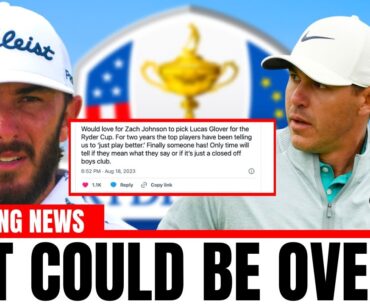 Max Homa sends VERY FIRM MESSAGE to fellow golfer over RYDER CUP CHANCES…