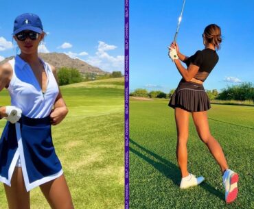 Watch What Happens When Alexandra Harju Tries Golf Swing... You Won't Believe What Happens Next!