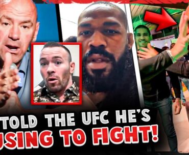 Jon Jones ACCUSED of REFUSING to fight on SAME CARD as Colby Covington! DC & Alex Pereira HILARIOUS!