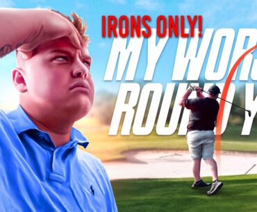 30 Handicap Golfer Tries The Irons Only CHALLENGE!
