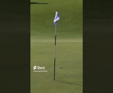 Louis Oosthuizen nearly makes eagle on the 18th at the Old Course #dunhilllinks 😍