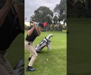 Flop Shot Challenge 🔥🙌🏻 #golf #golfcoach #golftips #golfswing
