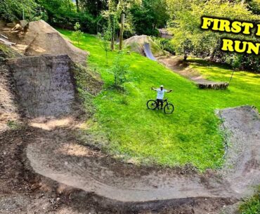 We Finished the Back Garden Dirt Jump Line!
