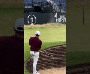 Rory McIlroy Bunker Practice At The Open