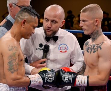 Lennox Lythgoe v Reynaldo Cajina on VIP's Bolton Show at The White's Hotel on July 15th 2023