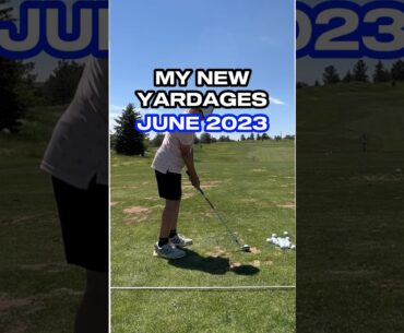 My NEW Yardages for 2023 🔥 #shorts #golf #jeffreychengolf