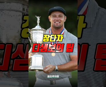 세계 1위 장타자 디섐보의 꿀팁 #골프정보 #골프연습