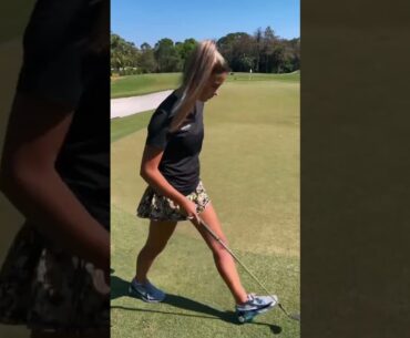 I made 15 golf chips shots