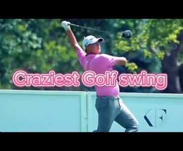 Craziest Golf swing