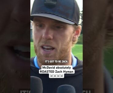 Connor McDavid absolutely ROASTS Zach Hyman ☠️🫢