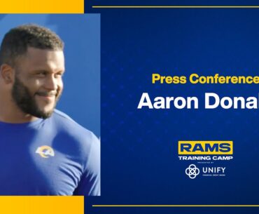 Aaron Donald, Matthew Stafford & Sean McVay Address The Media After Training Camp Practice