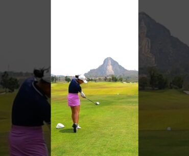 Golf in Pattaya ⛳🙏 #buddha #thailand #golf #golfswing #golfcourse