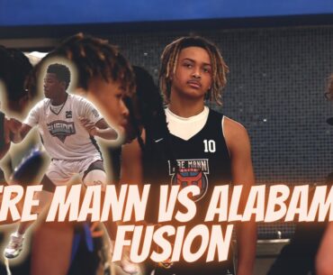 #4 Tre Mann Elite 2028 takes on #7 Alabama fusions 2028 NIJUAN HARRIS is UNSTOPPABLE!!