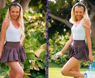 Watch Claire Hogle Kill It on the Golf Course! | Golf Swing 2023
