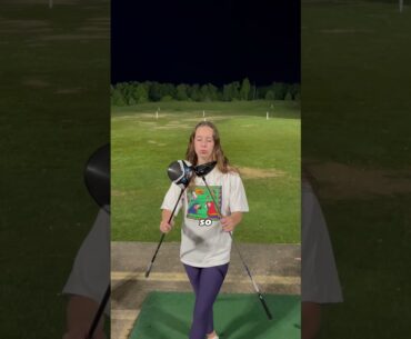 My girlfriend and I switch drivers! #golf #shorts