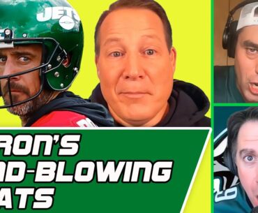 Reaction to Aaron Rodgers' mind-blowing stats, Mahomes getting benched? | Fusco Show NFL