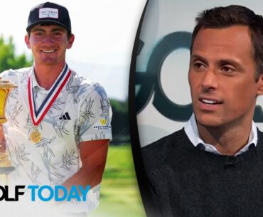 Nick Dunlap 'embraced the pressure' during his U.S. Amateur win | Golf Today | Golf Channel
