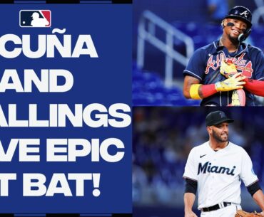 Ronald Acuña Jr. vs. Jacob Stallings in an EPIC battle! A matchup you DON'T want to miss!