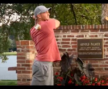 Bryson DeChambeau Hitting Wooden Drivers Off First Tee
