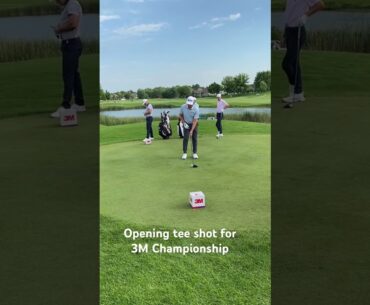 3M Open Championship 1st Tee Shot #golf #teamnoah #golfswing #golfer #golftechnique #sport