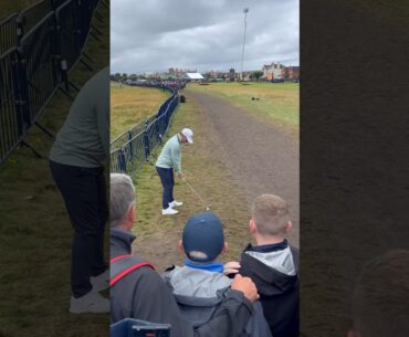 EMILIANO GRILLO 4 iron ☄️🔥🤩 CLEAN strike ⛳️ #golf #golfswing