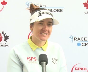 Hannah Green · Round 1 · Interview · 2023 CPKC Women's Open · LPGA