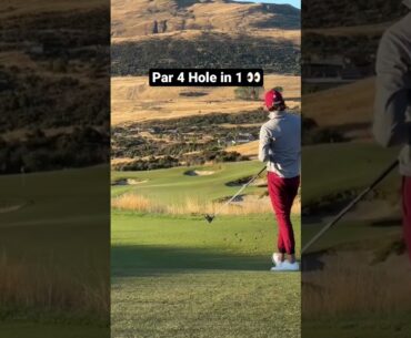 Par 4 hole in 1?!
