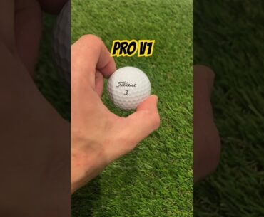 Titleist Pro V1 vs Emoji golf ball core #golf #subscribe #viral #fyp