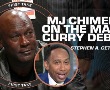 Michael Jordan texted Stephen A. that Magic Johnson is the PG over Steph Curry 👀 | First Take