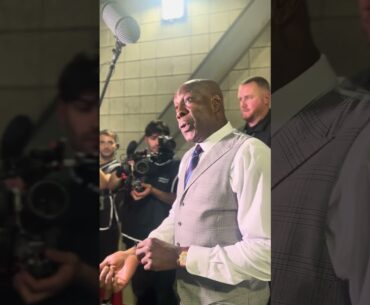 FRANK BRUNO ARRIVES AT ANTHONY JOSHUA vs ROBERT HELENIUS! 🏟️