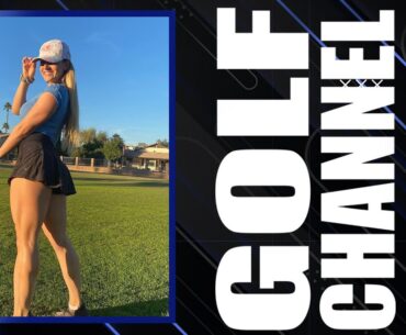 Amazing Golfer and Fitness master Leah Gruber Heats Up the Course