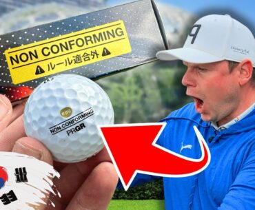 I Bought ILLEGAL DISTANCE GOLF BALLS Only AVAILABLE IN ASIA!?