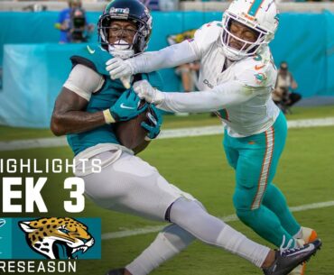 Miami Dolphins vs. Jacksonville Jaguars | 2023 Preseason Week 3 Game Highlights