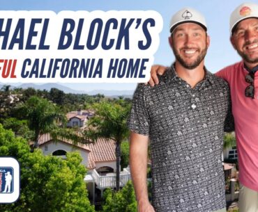PGA Professional Michael Block's California Home & Office | Home Course w/ PGA Memes