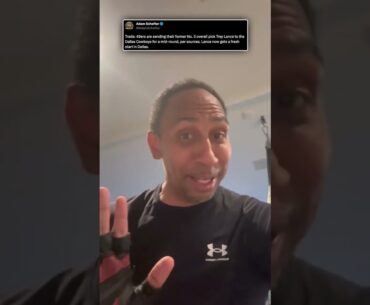 Stephen A. reacts to the Cowboys trading for Trey Lance #shorts
