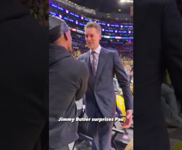 Jimmy Butler surprises Pau Gasol at his Jersey Retirement  Ceremony!😃