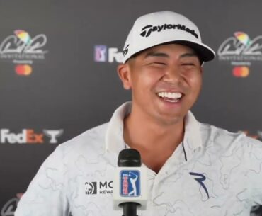 Kurt Kitayama Friday Spanish Flash Interview 2023 Arnold Palmer Invitational · Round 2