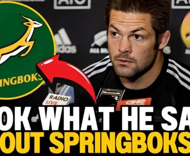 🤬UNBELIEVABLE! YOU WON'T BELIEVE WHAT RICHIE MCCAW SAID! SPRINGBOKS NEWS!