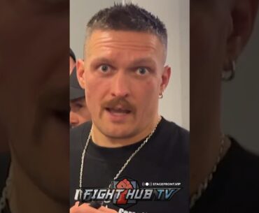 Oleksandr Usyk SENDS Tyson Fury MESSAGE after BEATING Daniel Dubois in 9th round!