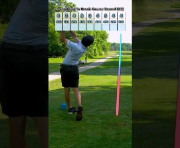 BREAKING COURSE RECORD AS A SCRAMBLE! #golf #golfer #shorts