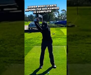 What makes up Tiger Woods amazing downswing sequence? #golf #tigerwoods #golfswing #golftips #shorts