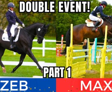 DOUBLE EVENT VLOG PART 1 | MY TOP HORSE IS BACK EVENTING! || VLOG 108