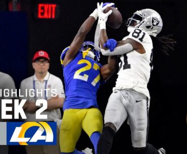 Las Vegas Raiders vs. Los Angeles Rams | 2023 Preseason Week 2 Game Highlights