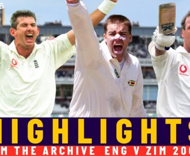 Heath Streak Takes 6-Wickets | Stewart & Hick Hit Tons | Classic Test | England v Zimbabwe 2000